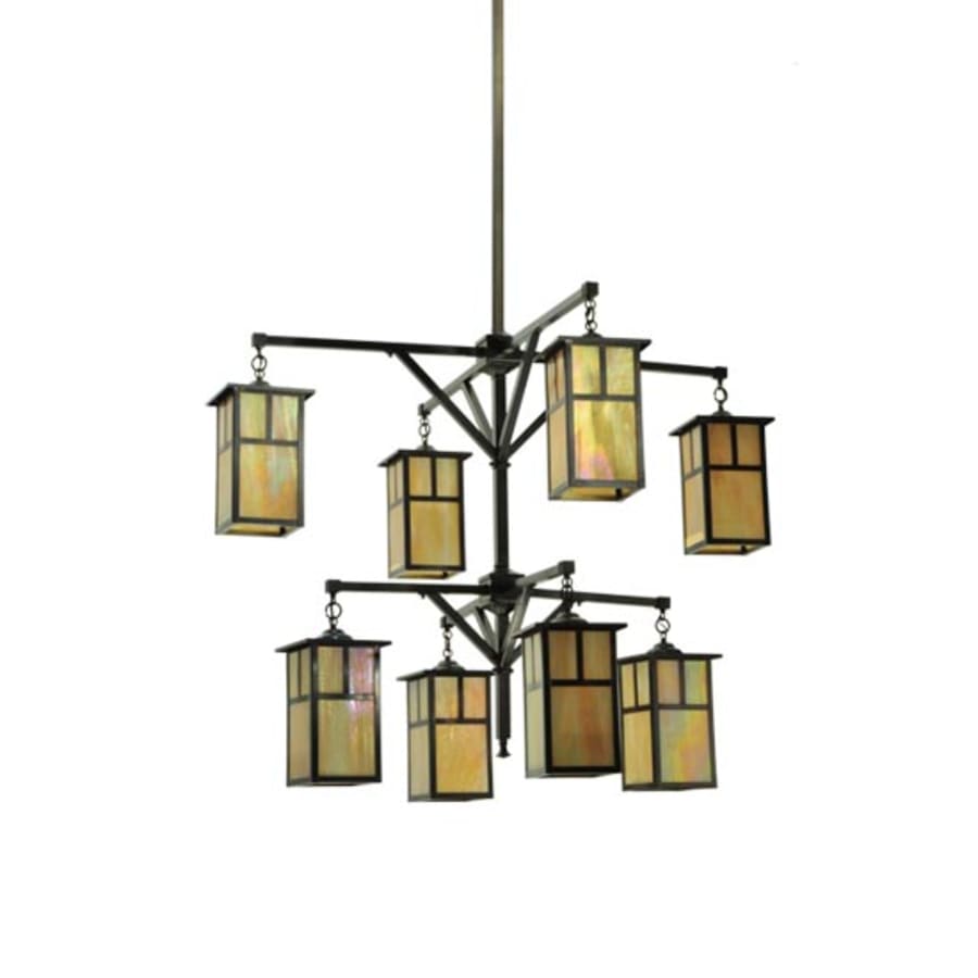 Meyda Tiffany Hyde Park T Mission 8 Light 52" Wide Chandelier
