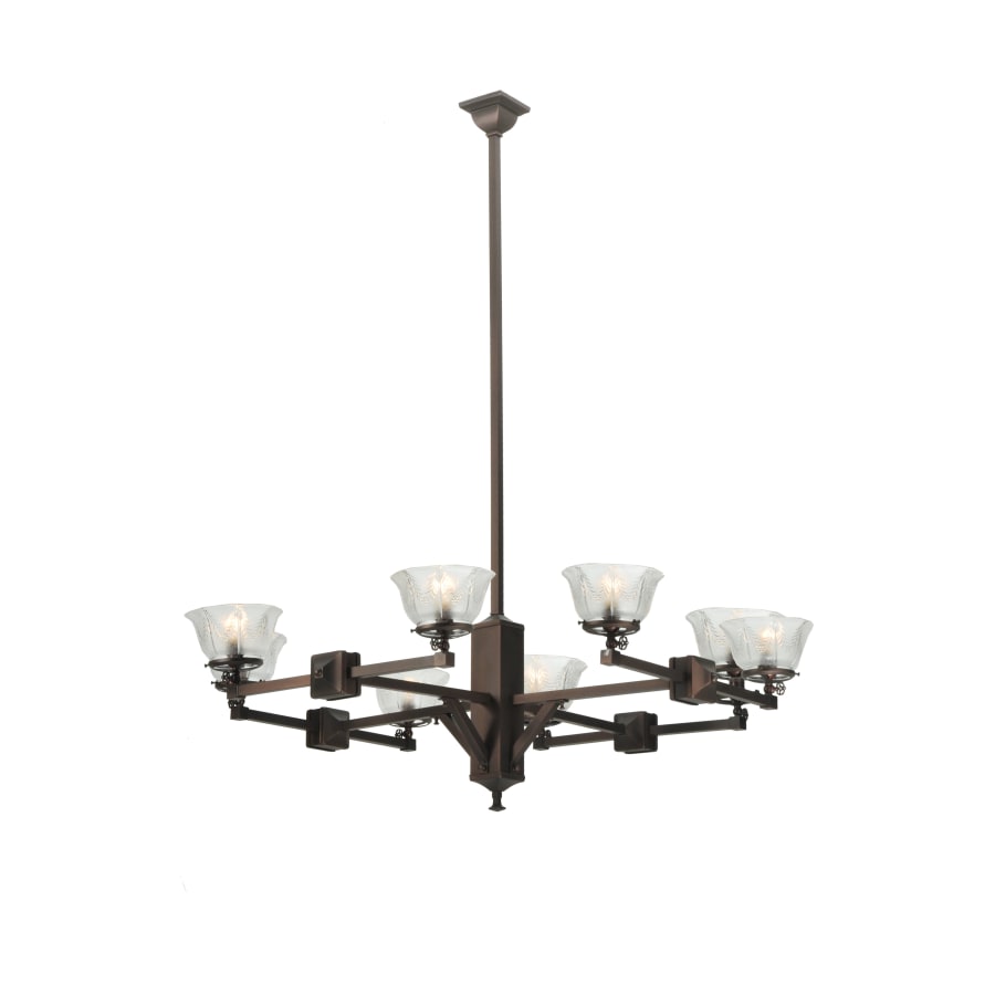 Meyda Tiffany 48" W Chelsea Wheat Gas 8 Light Chandelier