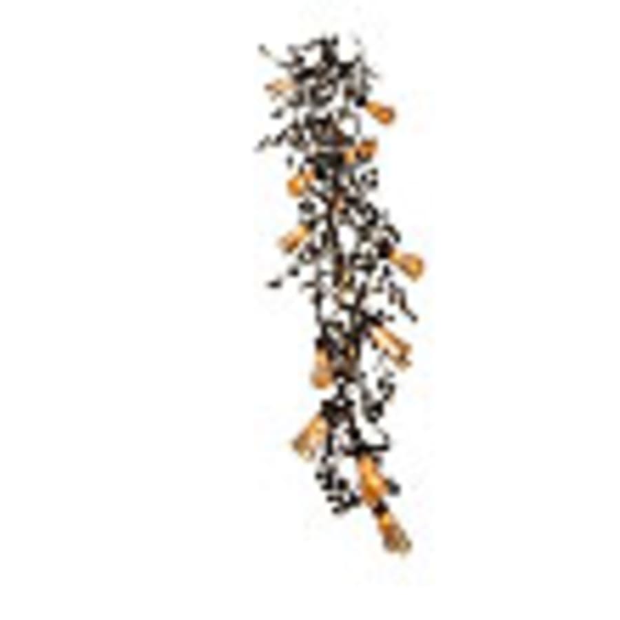 Meyda Tiffany Vinca Vine 30 Light 54" Wide Wrought Iron Waterfall Chandelier