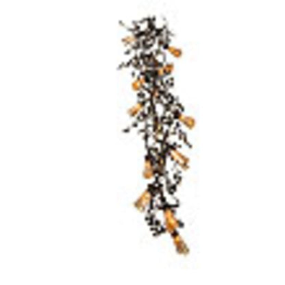 Meyda Tiffany Vinca Vine 30 Light 54" Wide Wrought Iron Waterfall Chandelier
