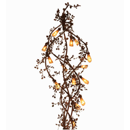 Meyda Tiffany Vinca Vine 30 Light 54" Wide Wrought Iron Waterfall Chandelier