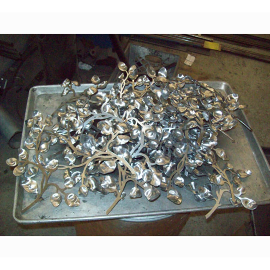 Meyda Tiffany Vinca Vine 30 Light 54" Wide Wrought Iron Waterfall Chandelier