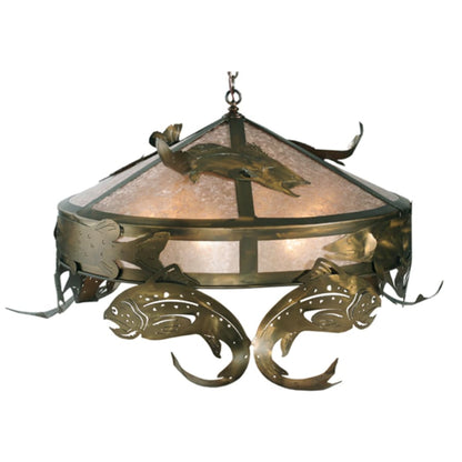 Meyda Tiffany Catch of the Day 6 Light 48" Wide Pendant