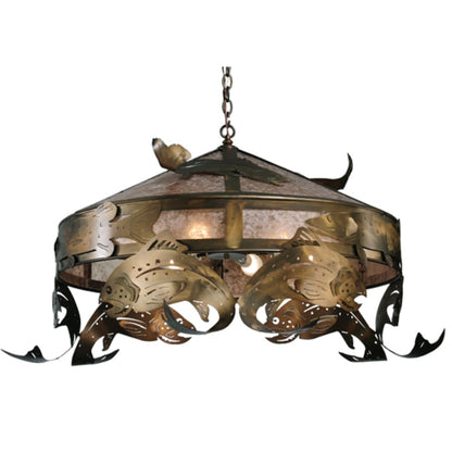 Meyda Tiffany Catch of the Day 6 Light 48" Wide Pendant