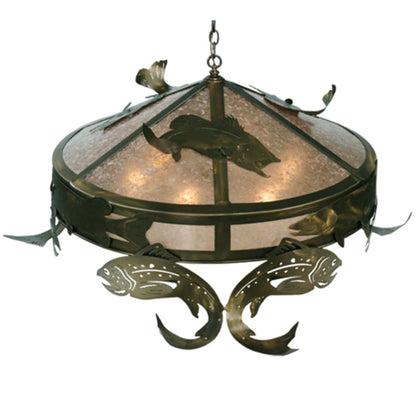 Meyda Tiffany Catch of the Day 6 Light 48" Wide Pendant