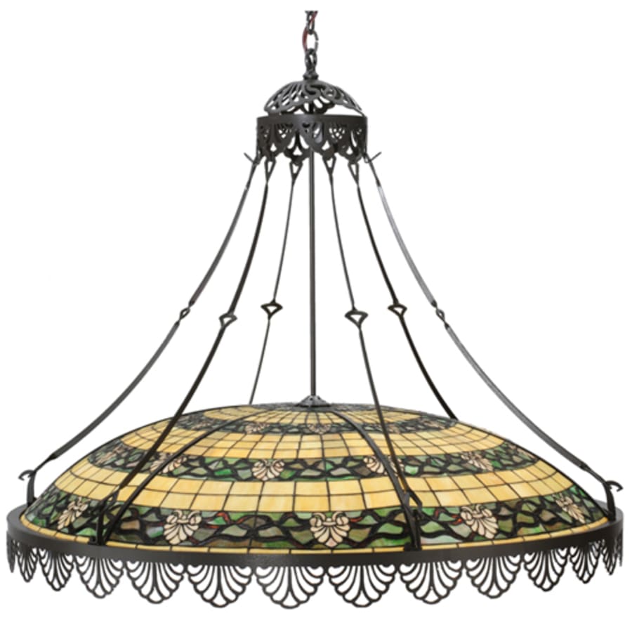 Meyda Tiffany Shell and Ribbon 8 Light 43" Wide Pendant