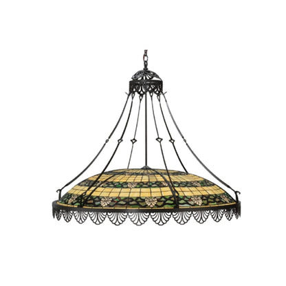 Meyda Tiffany Shell and Ribbon 8 Light 43" Wide Pendant