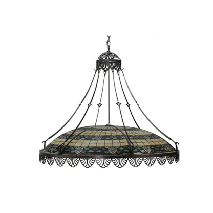 Meyda Tiffany Shell and Ribbon 8 Light 43" Wide Pendant