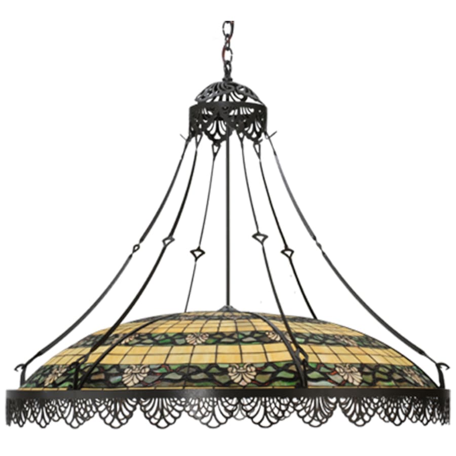 Meyda Tiffany Shell and Ribbon 8 Light 43" Wide Pendant
