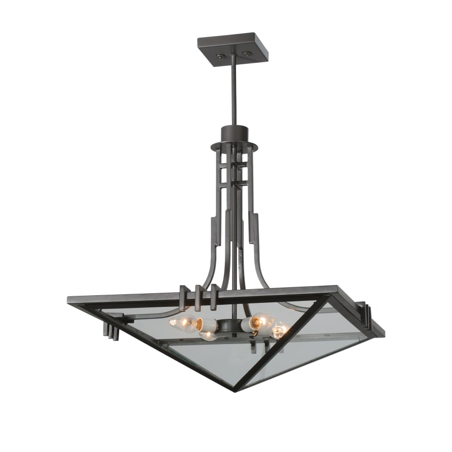 Meyda Tiffany 27" Square Lineage Clear Inverted Pendant