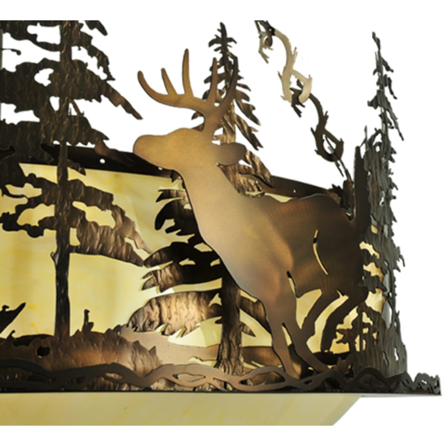 Meyda Tiffany Wildlife 10 Light 62" Wide Pendant