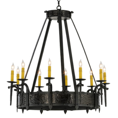 Meyda Tiffany Costello 10 Light 35" Wide Taper Candle Style Chandelier