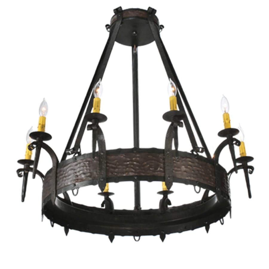 Meyda Tiffany Costello 10 Light 35" Wide Taper Candle Style Chandelier