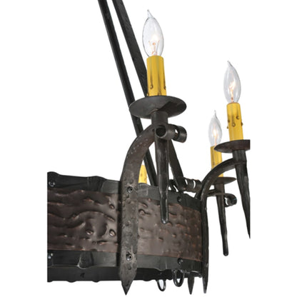 Meyda Tiffany Costello 10 Light 35" Wide Taper Candle Style Chandelier