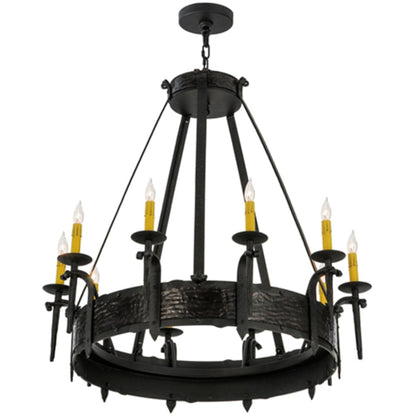 Meyda Tiffany Costello 10 Light 35" Wide Taper Candle Style Chandelier