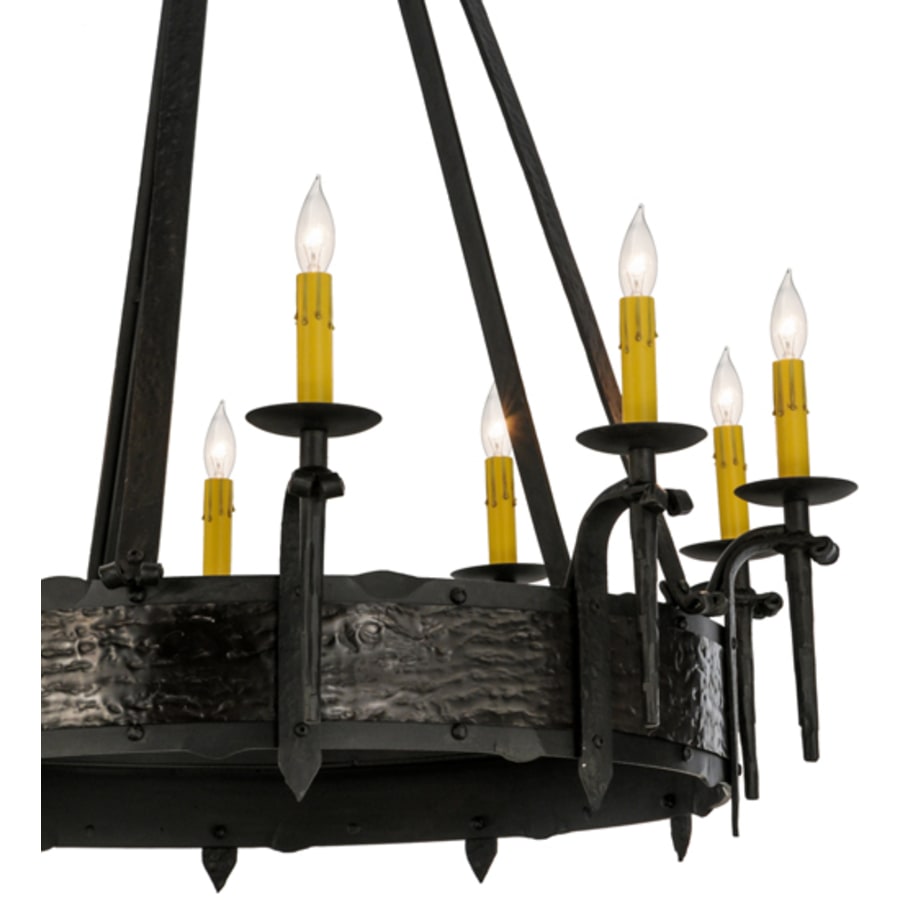 Meyda Tiffany Costello 10 Light 35" Wide Taper Candle Style Chandelier