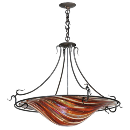 Meyda Tiffany Metro 4 Light 36" Wide Pendant