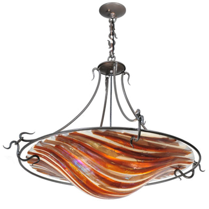 Meyda Tiffany Metro 4 Light 36" Wide Pendant