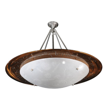 Meyda Tiffany Metro Fusion 6 Light 42" Wide Semi-Flush Bowl Ceiling Fixture