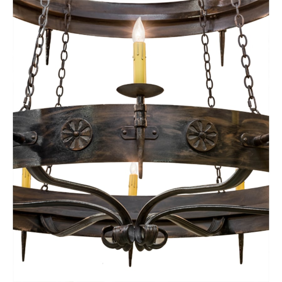 Meyda Tiffany Warwick 18 Light 72" Wide Taper Candle Style Chandelier