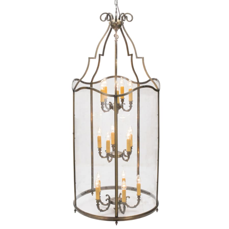 Meyda Tiffany Sanctuary 15 Light 31" Wide Taper Candle Pendant