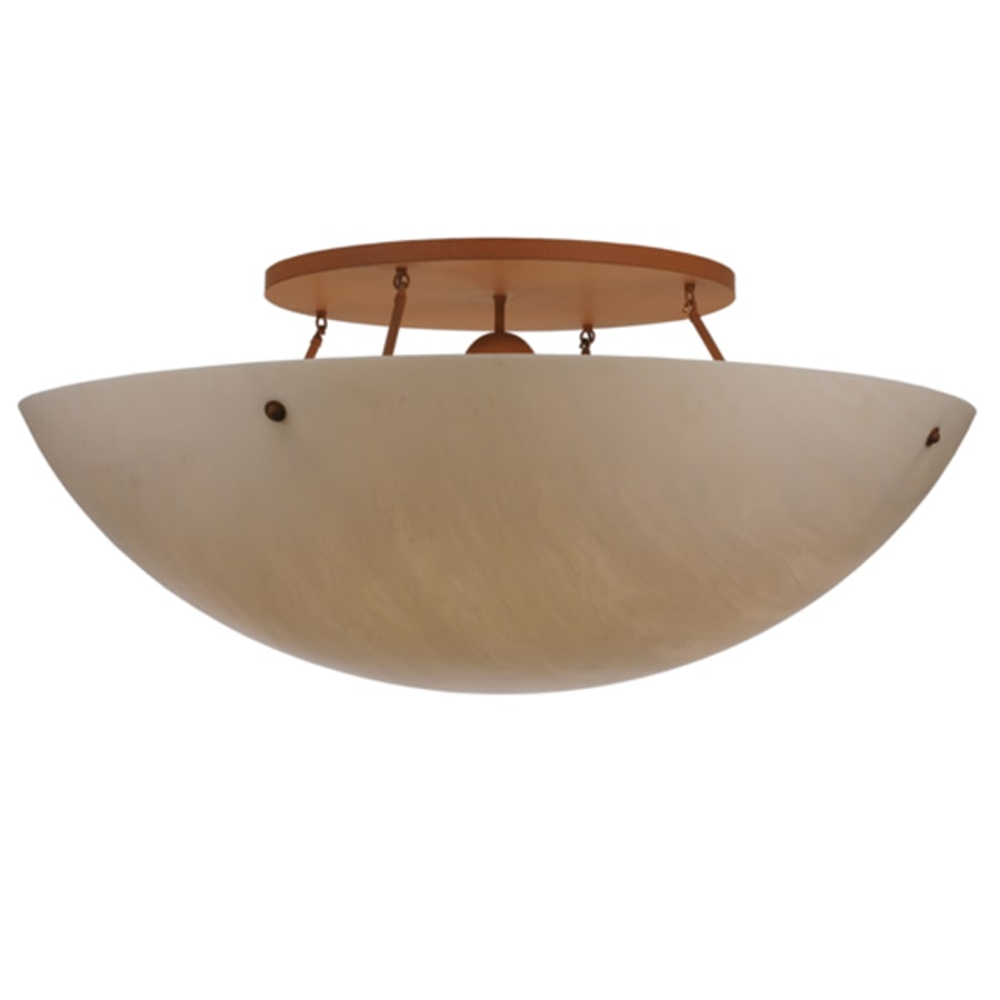 Meyda Tiffany Artesia 8 Light 48" Wide Semi-Flush Bowl Ceiling Fixture - Earth Finish