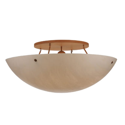 Meyda Tiffany Artesia 8 Light 48" Wide Semi-Flush Bowl Ceiling Fixture - Earth Finish