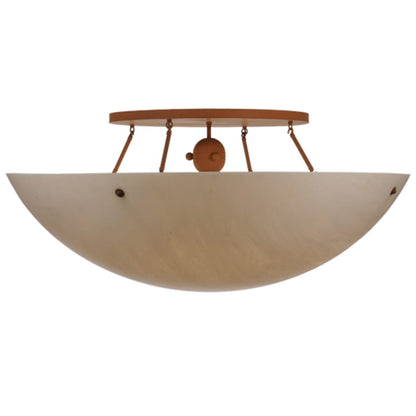 Meyda Tiffany Artesia 8 Light 48" Wide Semi-Flush Bowl Ceiling Fixture - Earth Finish
