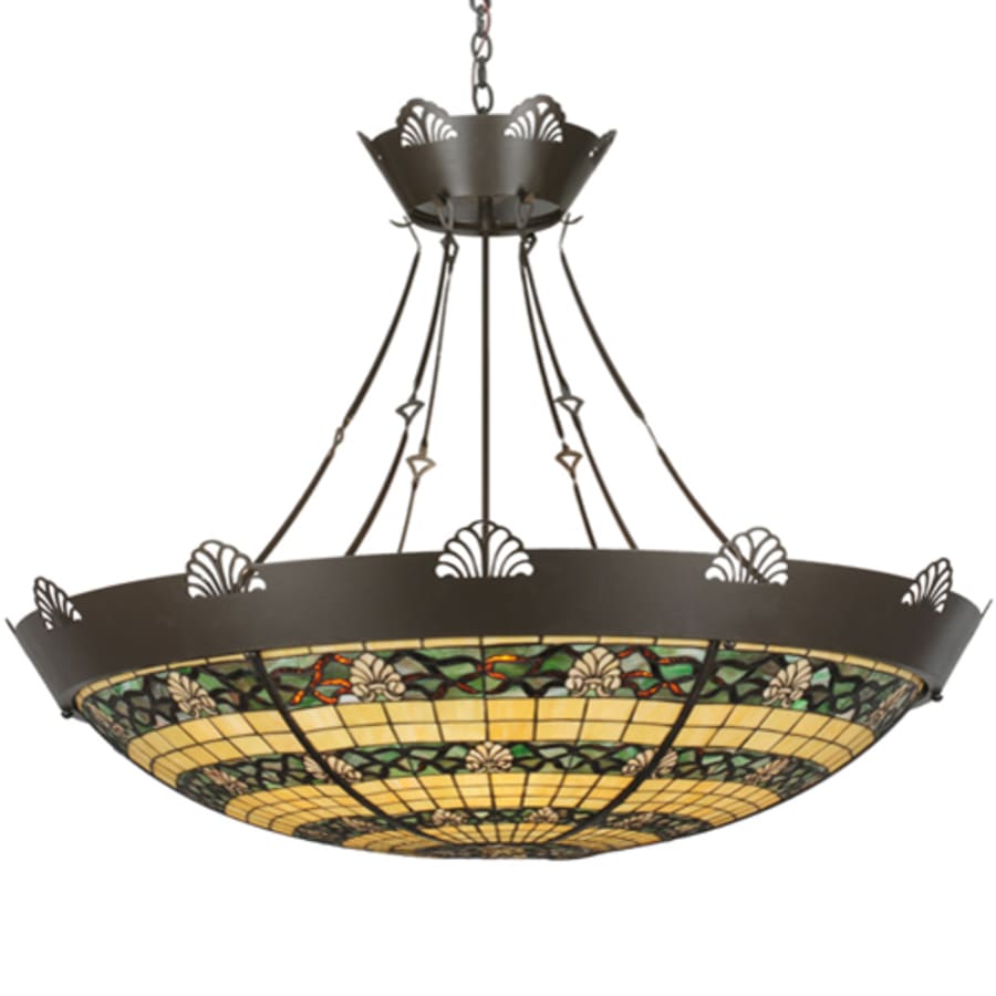 Meyda Tiffany Shell and Ribbon 8 Light 48" Wide Pendant