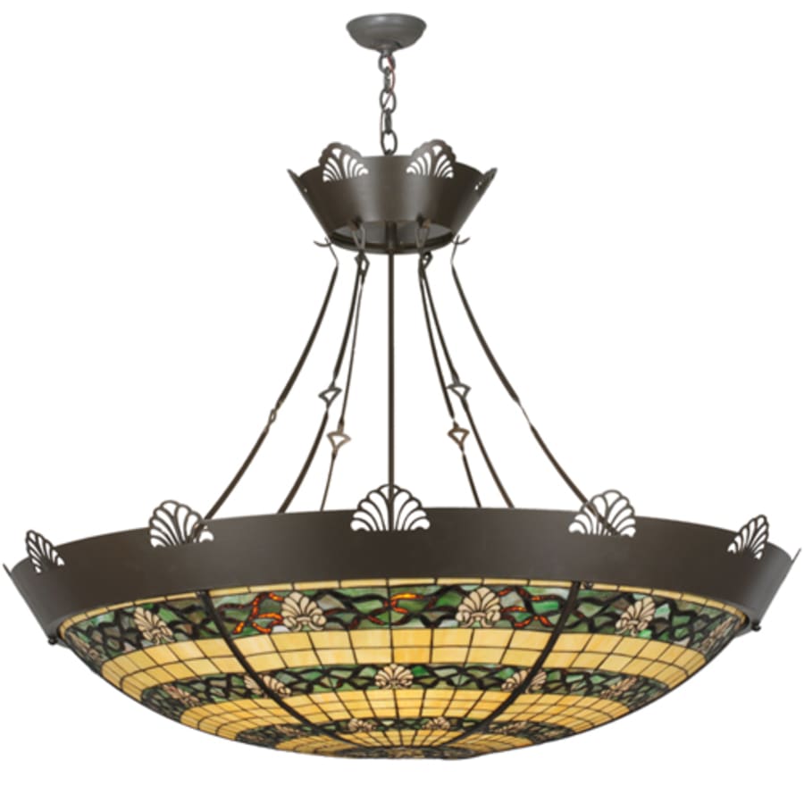 Meyda Tiffany Shell and Ribbon 8 Light 48" Wide Pendant
