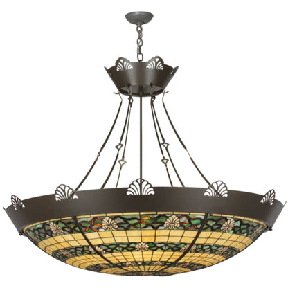 Meyda Tiffany Shell and Ribbon 8 Light 48" Wide Pendant
