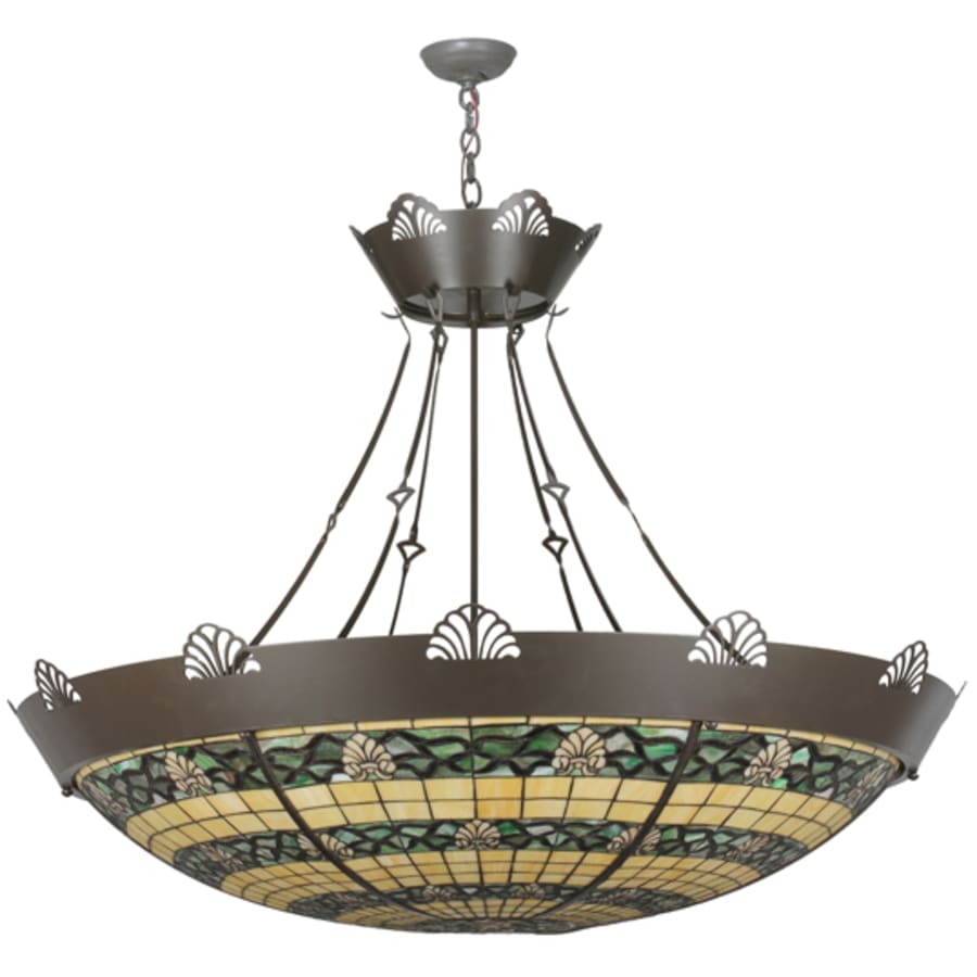 Meyda Tiffany Shell and Ribbon 8 Light 48" Wide Pendant