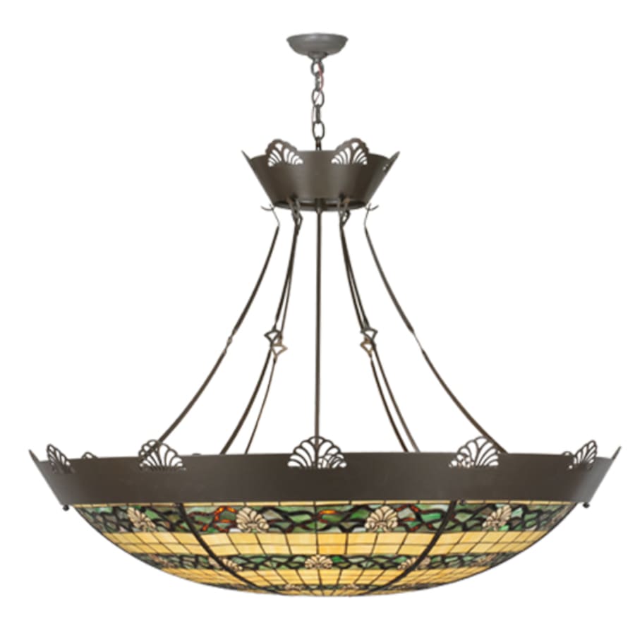 Meyda Tiffany Shell and Ribbon 8 Light 48" Wide Pendant