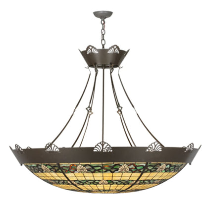 Meyda Tiffany Shell and Ribbon 8 Light 48" Wide Pendant
