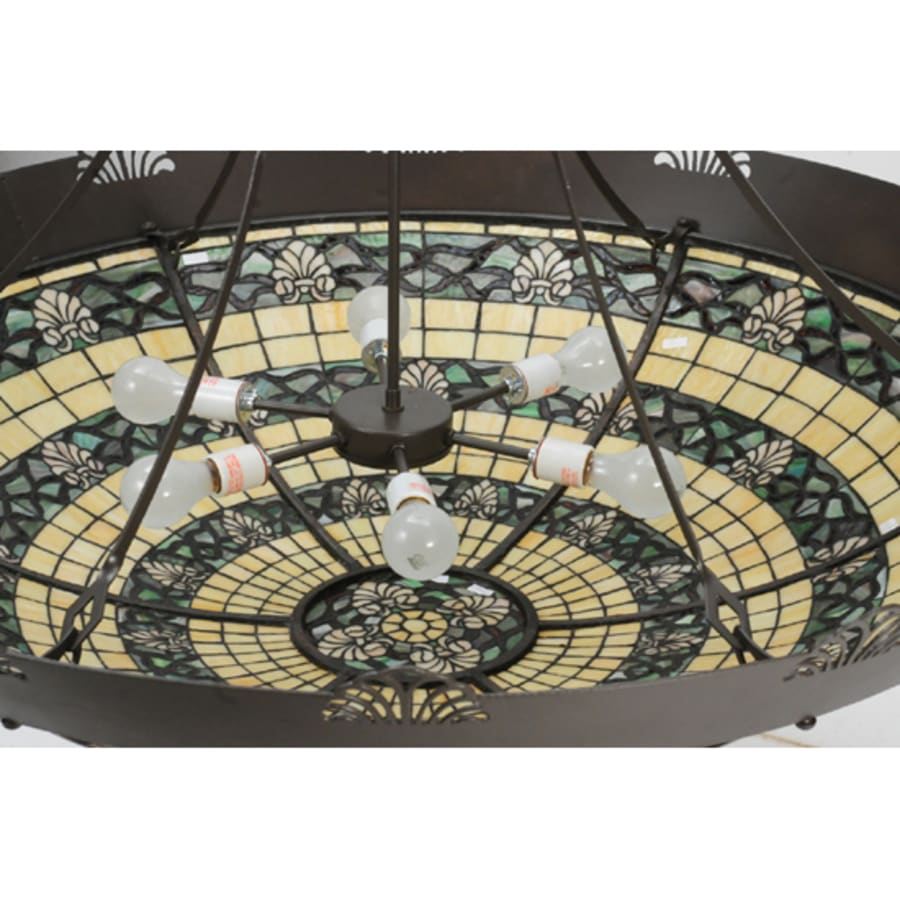 Meyda Tiffany Shell and Ribbon 8 Light 48" Wide Pendant
