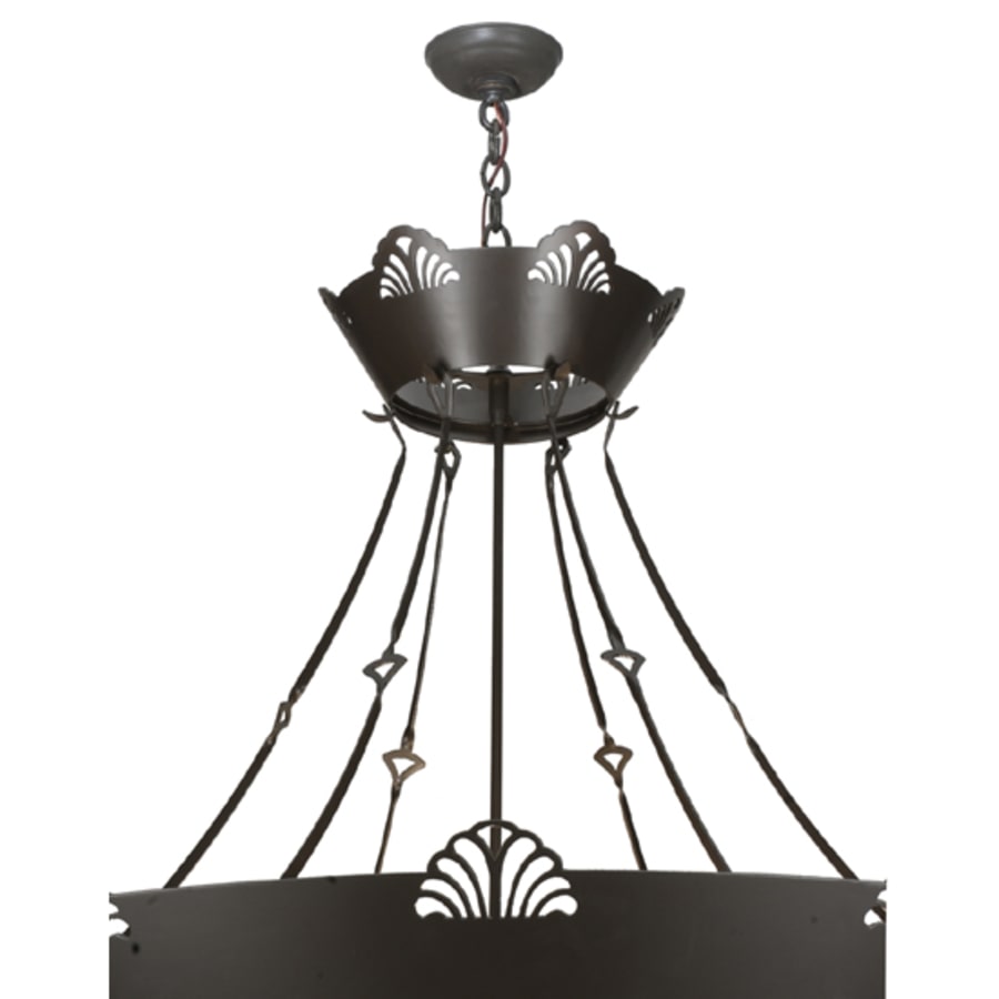Meyda Tiffany Shell and Ribbon 8 Light 48" Wide Pendant