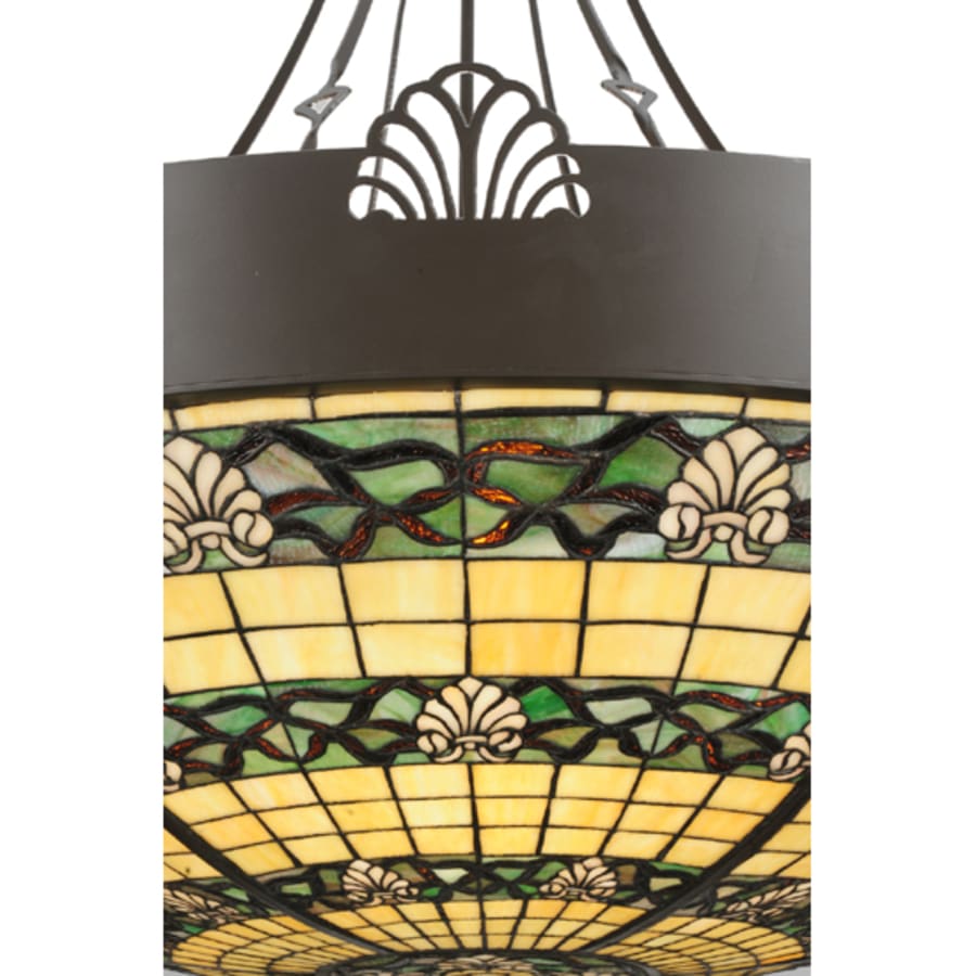 Meyda Tiffany Shell and Ribbon 8 Light 48" Wide Pendant
