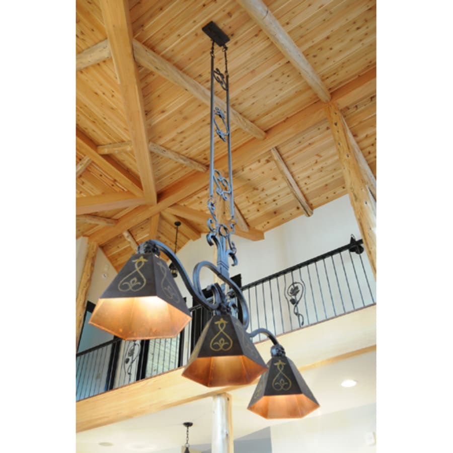 Meyda Tiffany DaCapa 3 Light 64" Wide Linear Pendant