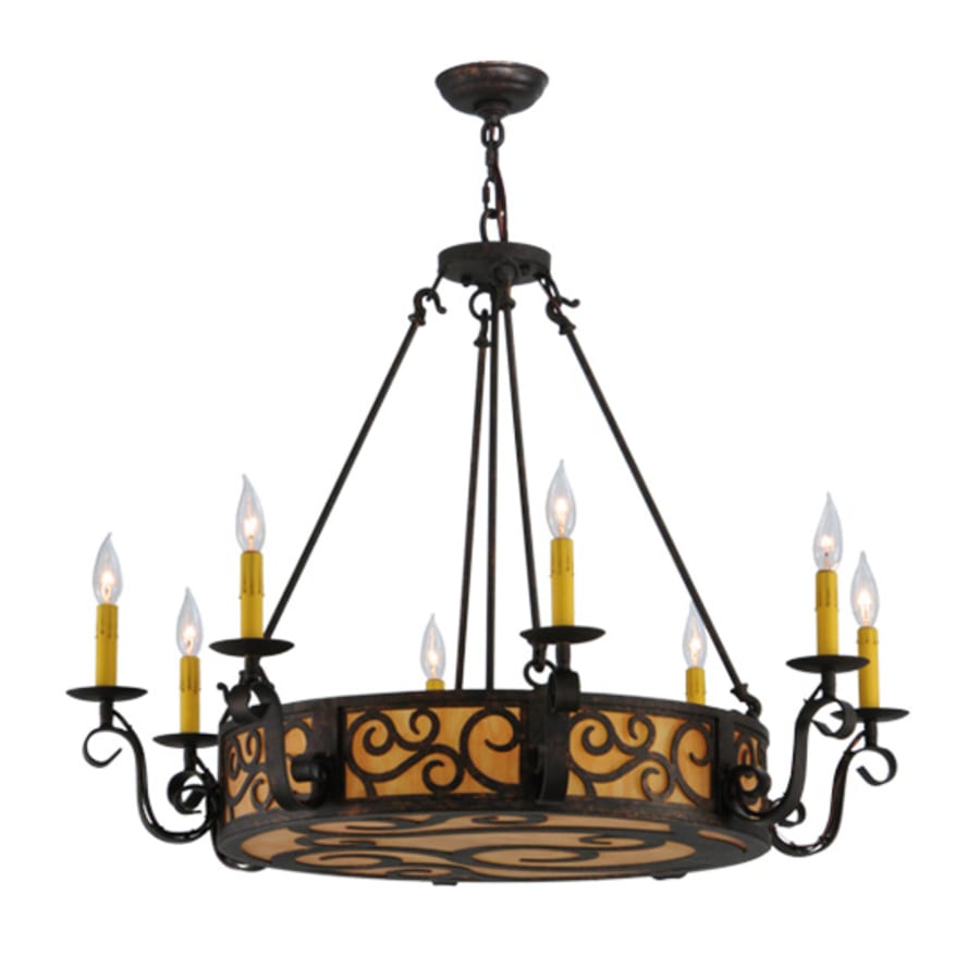 Meyda Tiffany Delano 11 Light 36" Wide Taper Candle Style Chandelier