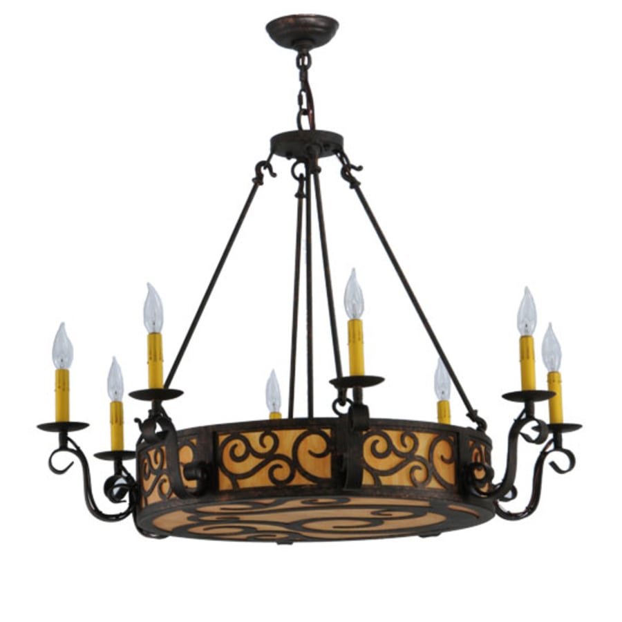 Meyda Tiffany Delano 11 Light 36" Wide Taper Candle Style Chandelier