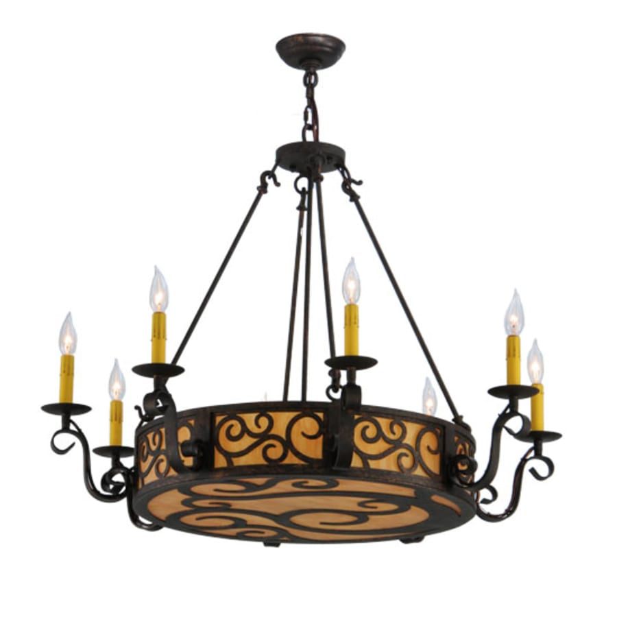 Meyda Tiffany Delano 11 Light 36" Wide Taper Candle Style Chandelier