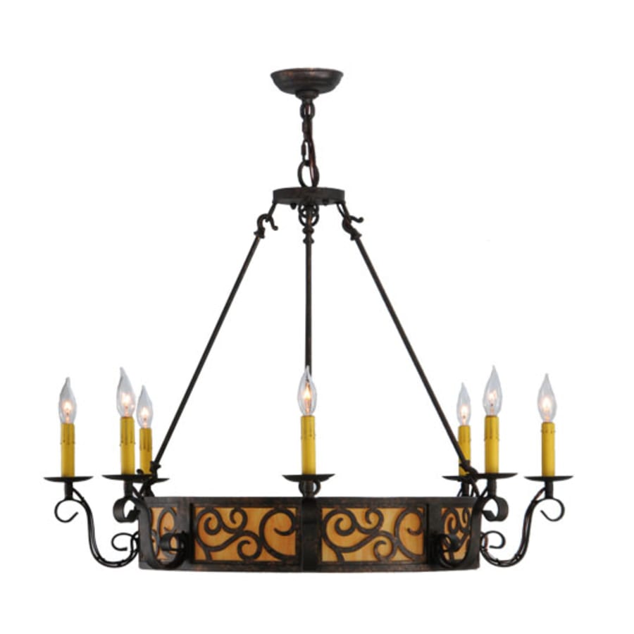 Meyda Tiffany Delano 11 Light 36" Wide Taper Candle Style Chandelier