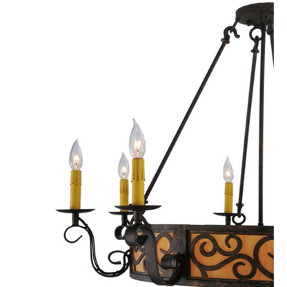 Meyda Tiffany Delano 11 Light 36" Wide Taper Candle Style Chandelier