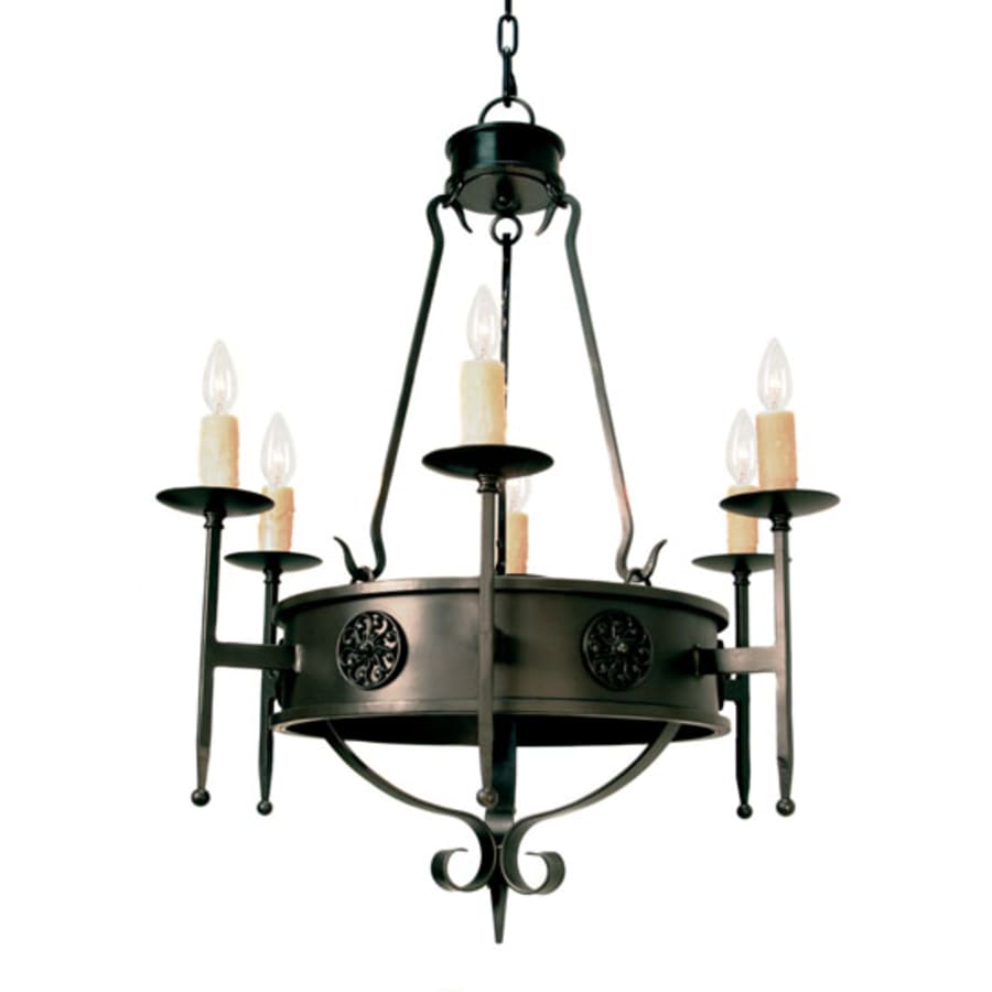 Meyda Tiffany Lorenzo 6 Light 30" Wide Taper Candle Style Chandelier