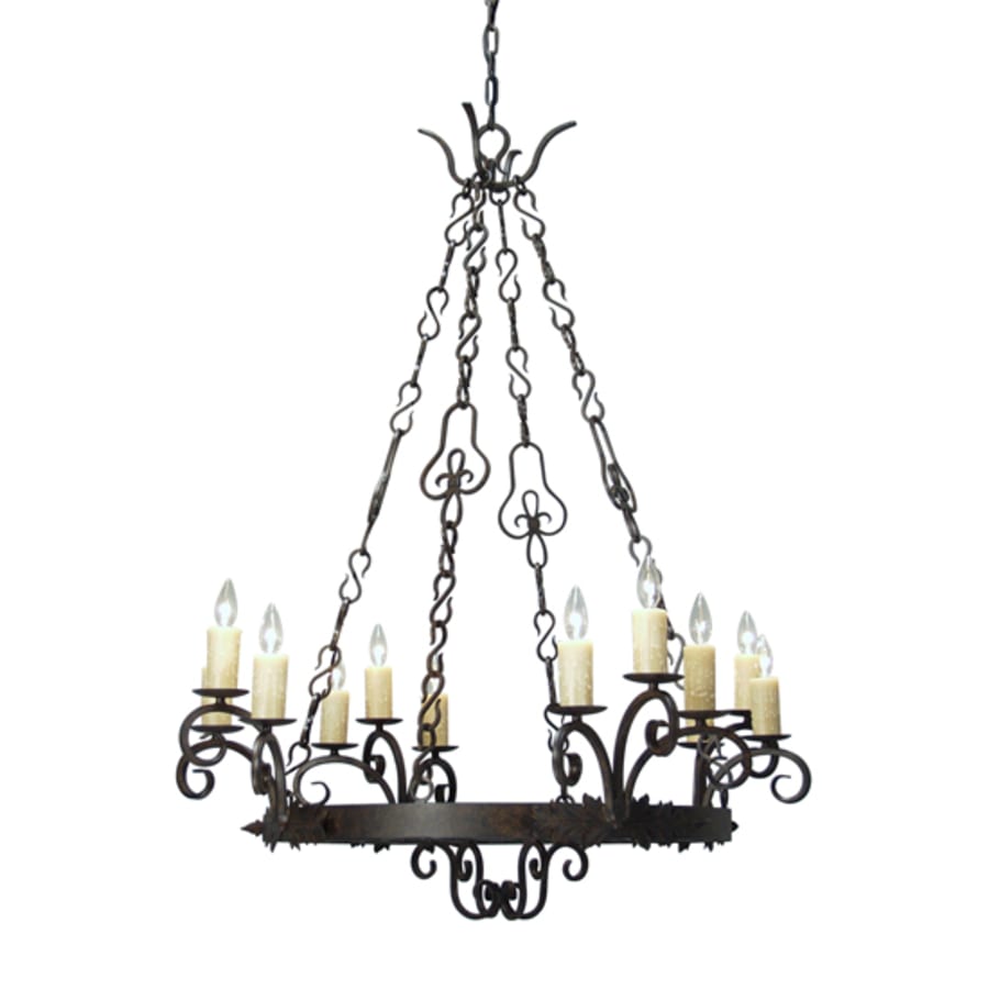 Meyda Tiffany Clarinda 12 Light 42" Wide Taper Candle Style Chandelier