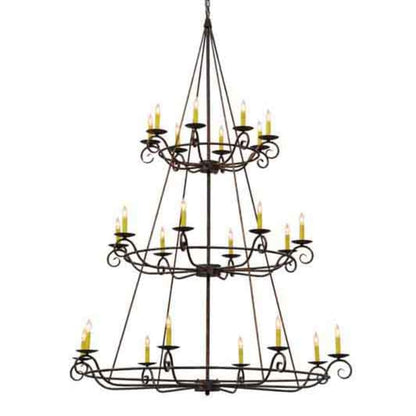 Meyda Tiffany Estrella 24 Light 60" Wide Taper Candle Style Chandelier