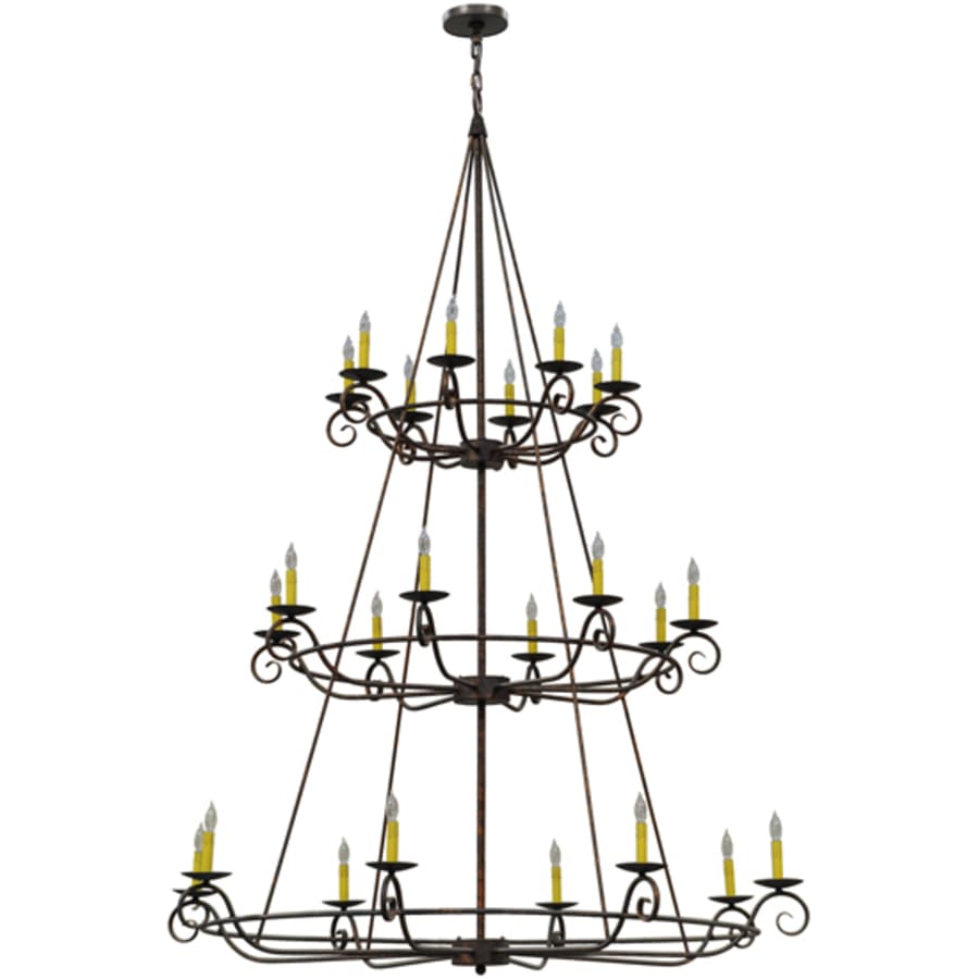 Meyda Tiffany Estrella 24 Light 60" Wide Taper Candle Style Chandelier