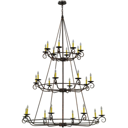 Meyda Tiffany Estrella 24 Light 60" Wide Taper Candle Style Chandelier