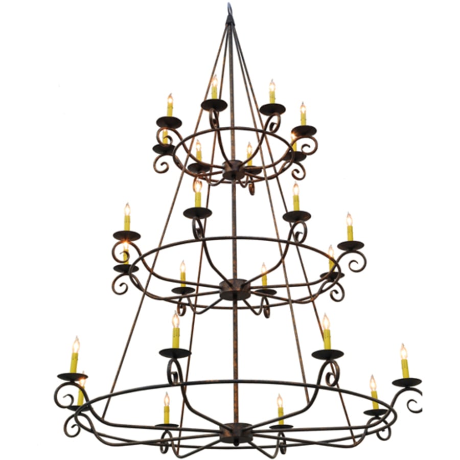 Meyda Tiffany Estrella 24 Light 60" Wide Taper Candle Style Chandelier