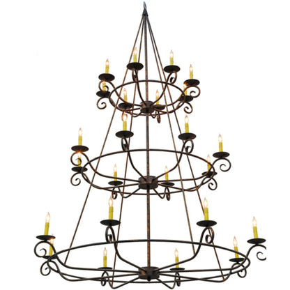 Meyda Tiffany Estrella 24 Light 60" Wide Taper Candle Style Chandelier